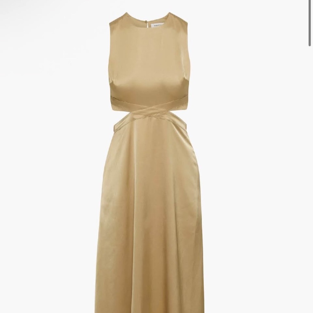 BNWT Babaton Gold Cella Dress